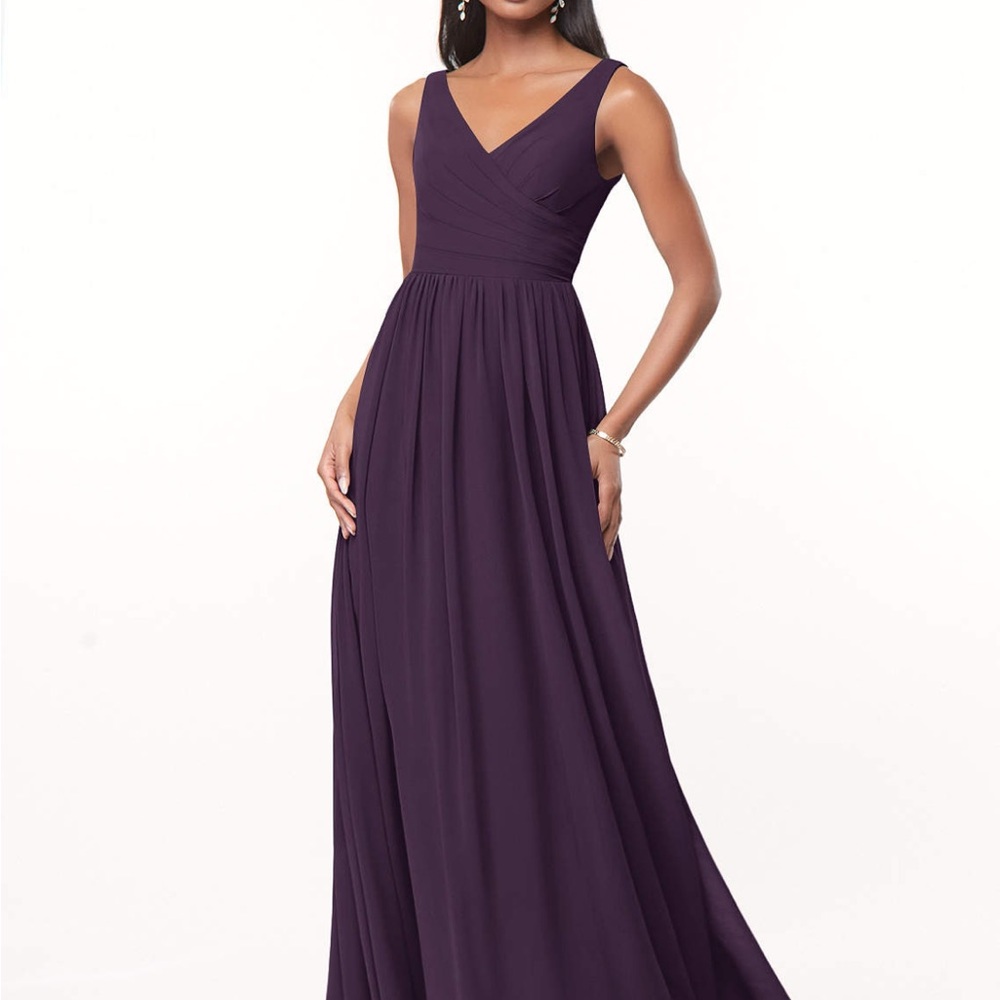 Azazie Keyla in Plum, Size 4